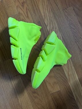 Balenciaga Neon Speed Sneakers